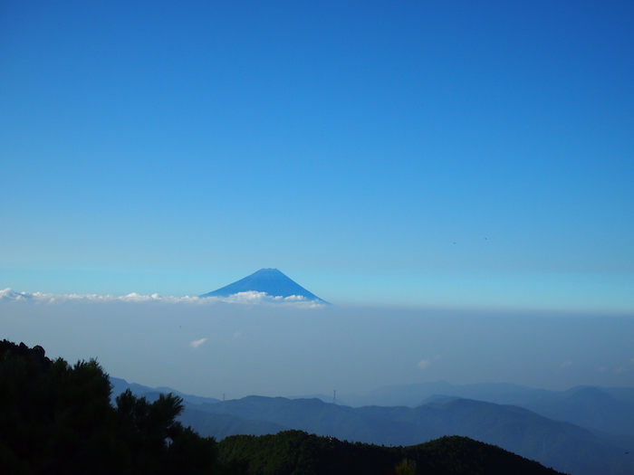 富士山もくっきり